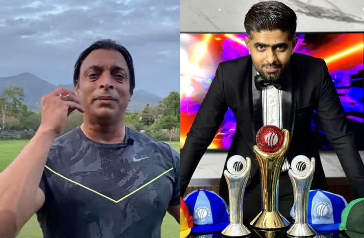 Shoaib Akhtar irked over Babar Azam’s absence from World Cup promo
