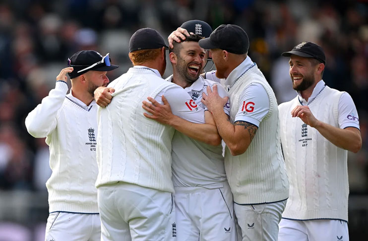 Wood strikes for England in fourth Ashes Test after Bairstow runs riot