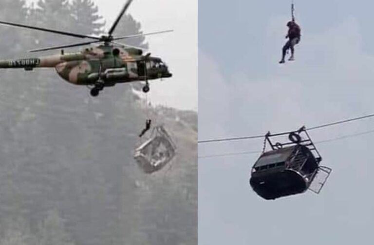 All Students Stuck in Battagram Chairlift Successfully Rescued