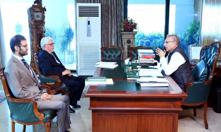 General Elections Strategy Talks: President Alvi Meets with Law Minister